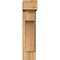Ekena Millwork Westlake Block Rough Sawn Bracket w/ Offset Brace, Western Red Cedar, 6"W x 14"D x 26"H BKT0604X14X26WTL05RWR - alternate 4